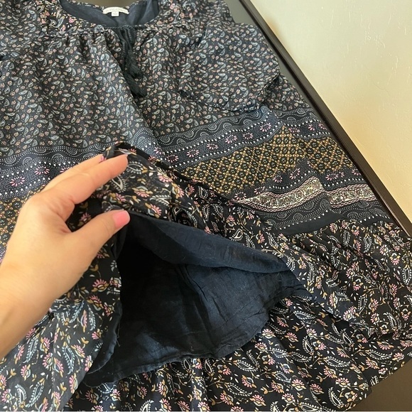 Anthropologie Patrons of Peace flowy tunic Dress, lined, 3/4 sleeve, size S - Picture 8 of 13